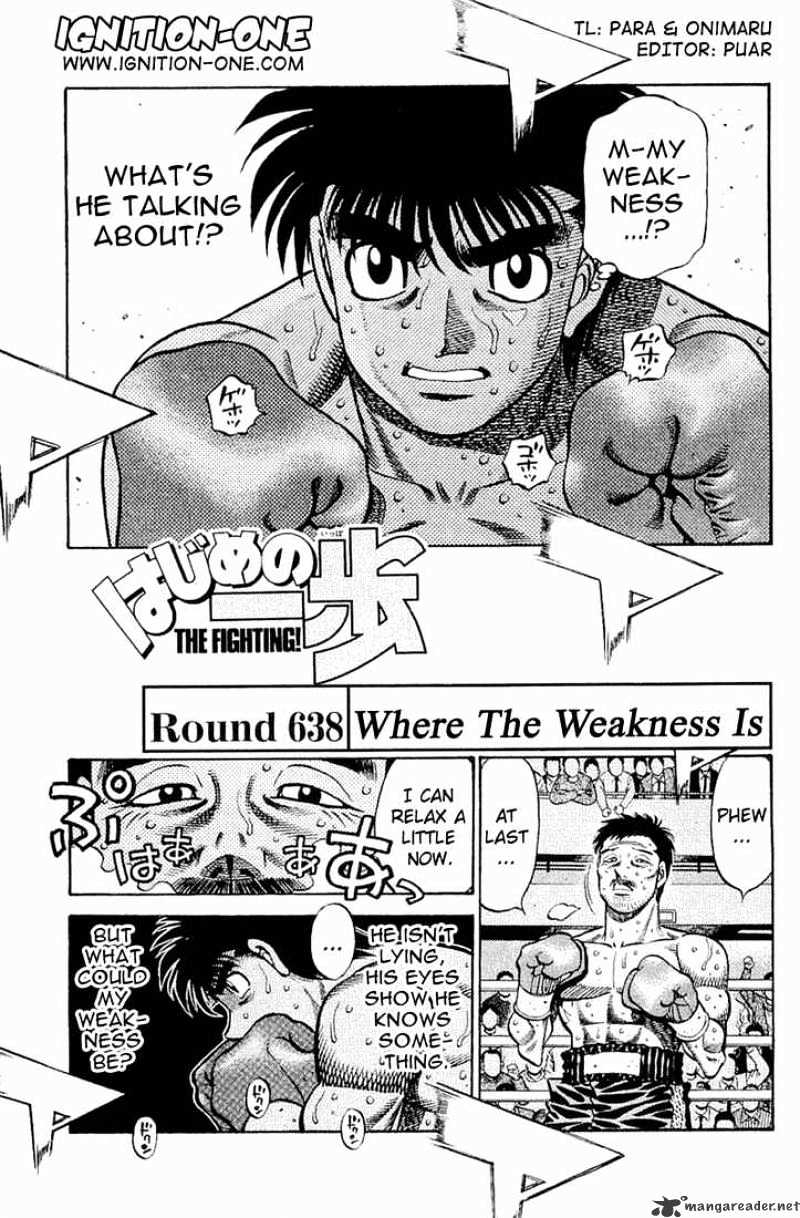 Hajime no Ippo: Fighting Spirit, Chapter 638 image 01